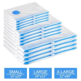 1/5/10 Vacuum Storage Bags Space Saver Hoover Compression for Travel Triple Seal (PACK: 1 Pack, size: 16"x20")